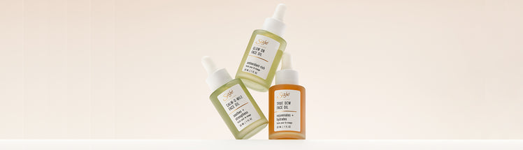 Three Saje facial oils