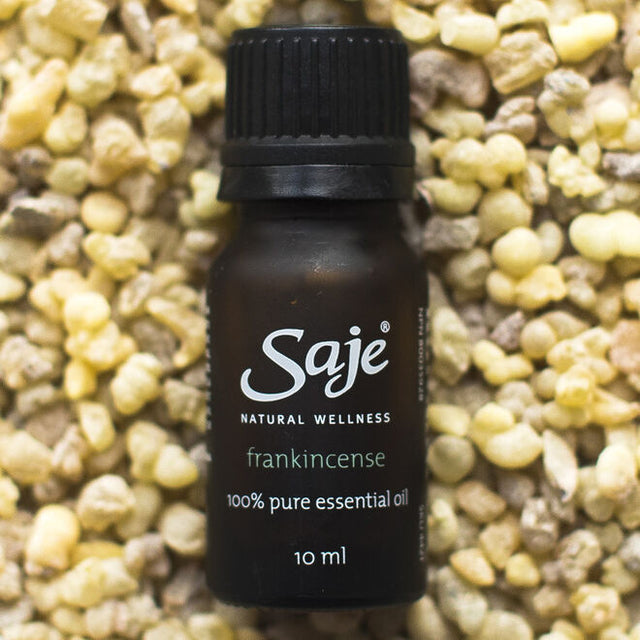 Frankincense essential oil on top of frankincense nods