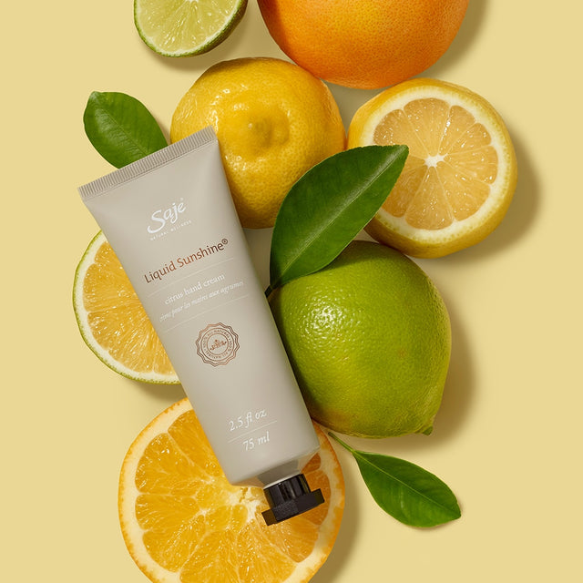 Liquid Sunshine Hand Cream with lemons, limes and oranges